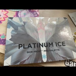 Authentic JS platinum ice highlight palette 💙💛🤍